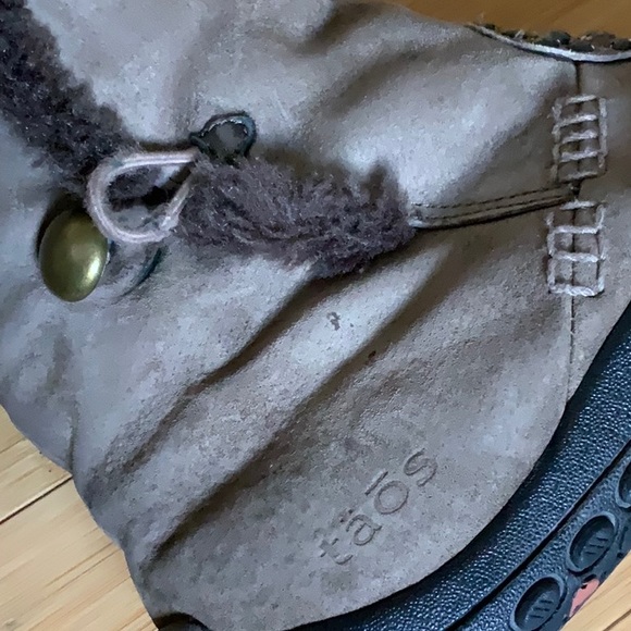 TAOS Light Brown Suede Bootie 8 - Picture 7 of 9